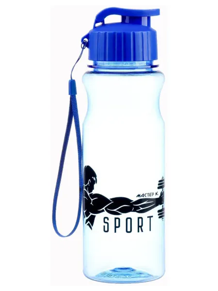 Мастер К Бутылка спортивная для воды многоразовая "Sport" с подвесом