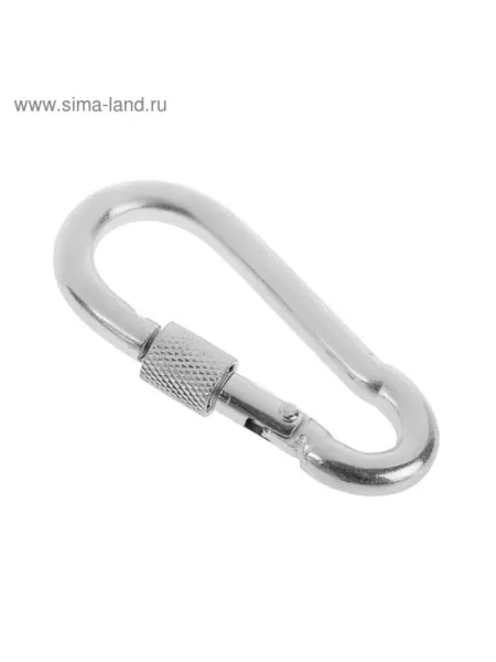 Zeriazor Монтажный карабин с фиксатором DIN5299D 4х40 мм оцинкованный