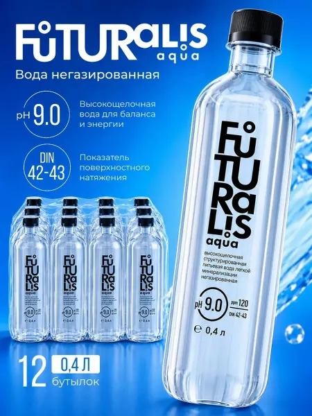 Futuralis Aqua Вода питьевая негазированная щелочная