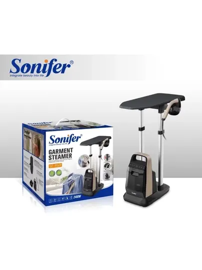 Вертикальный отпариватель для одежды с гладильной поверхностью SONIFER SF-9149, 2400 Вт - Утюги и отпариватели
