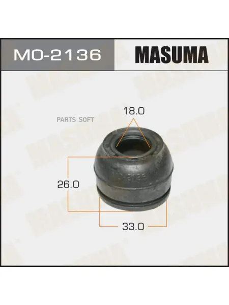 MASUMA Пыльник шаровой опоры MO-2136 48710-42020