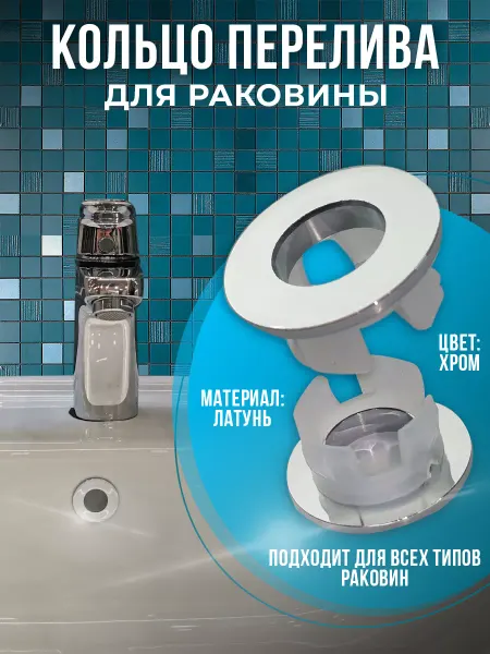 Aqua Sonia Кольцо перелива для раковины
