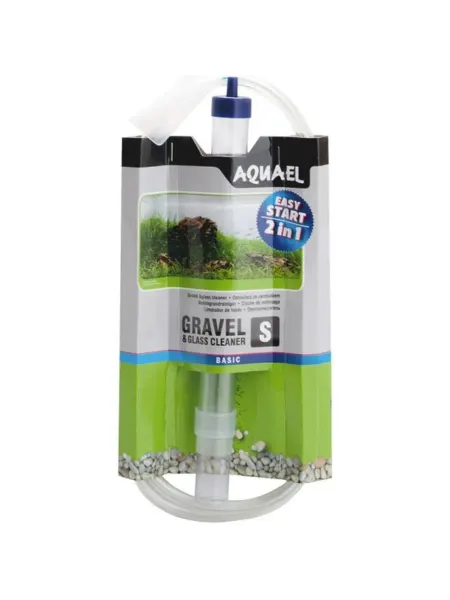 AQUAEL Сифон для аквариума со скребком GRAVEL & GLASS CLEAN