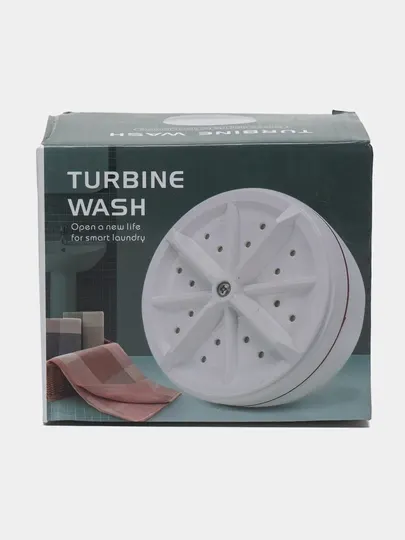 Мини портативная стиральная машина Turbo Wash, для дома и путешествий - Стиральные машины
