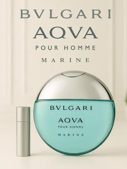 Aqva Pour Homme Marine Bvlgari Мужской парфюм в особых флаконах, от LABOR Parfum