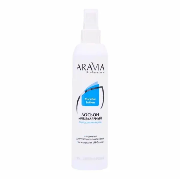 Мицеллярный лосьон ARAVIA Professional, для депиляции, 250 мл