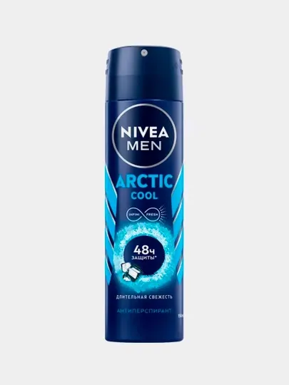 Дезодорант-спрей для мужчин NIVEA MEN Arctic Cool, 150 мл