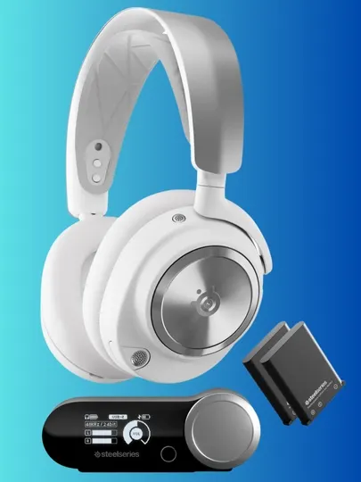 Игровые беспроводные наушники SteelSeries Arctis Nova Pro Wireless для ПК PS5 Bluetooth