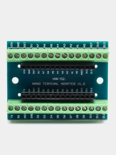 Терминальный адаптер подключения под отвертку Arduino Nano