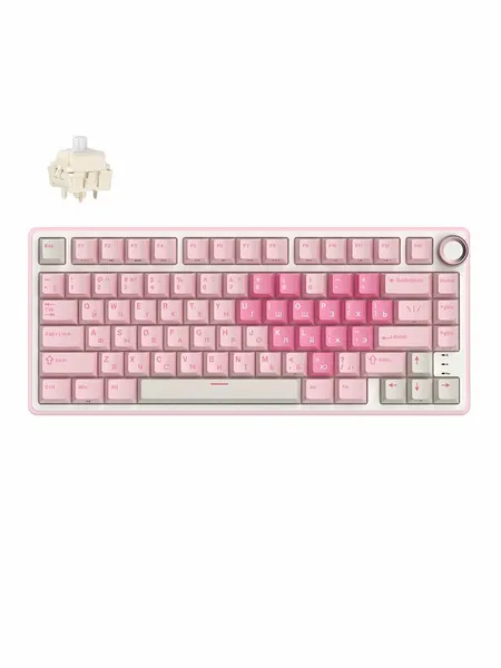 Клавиатура Royal Kludge 6935280830068, механическая, проводная, подсветка RGB