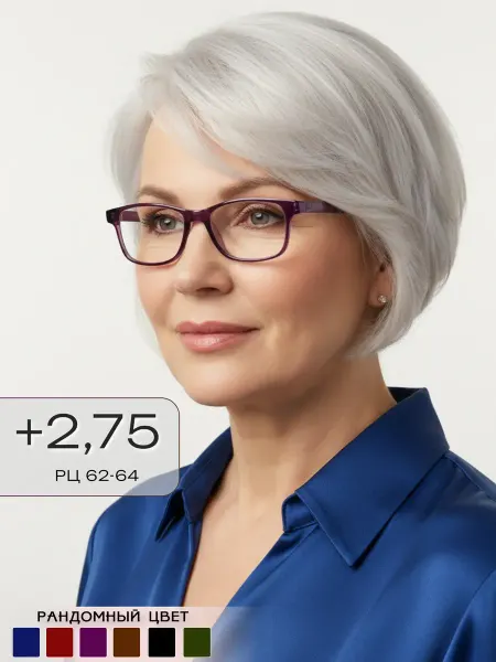 ARAMINA Очки для зрения и чтения имиджевые +2,75 (дужки неломайки)