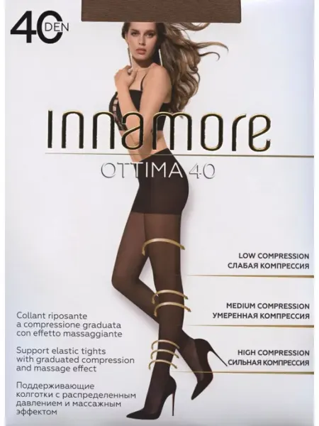 INNAMORE Колготки женские капроновые на каждый день 40 ден