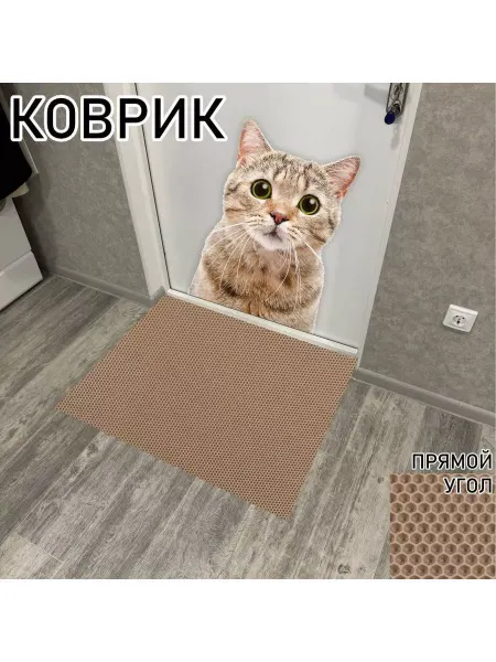 ТМаликс Комнатный коврик в прихожую грязезащитный 80х40
