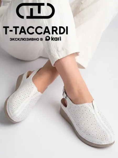 T.TACCARDI Сандалии женские летние сабо с закрытым носом на платформе