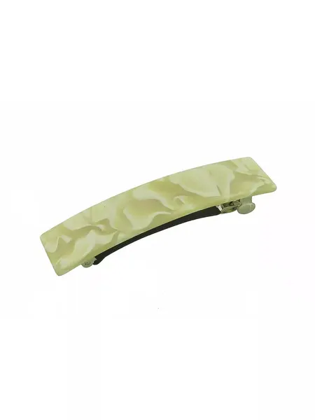 Заколка Magie Accessoires 8.3-1.5-1.8 см, пластик, для длинных волос, белая