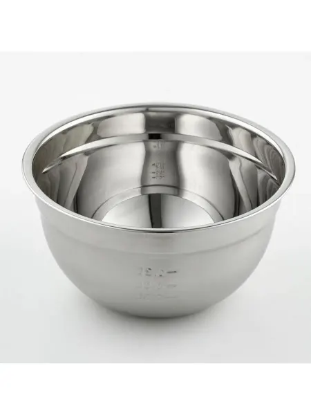 Миска из нержавеющей стали с мерной шкалой 1 2 л 20×10 2 с