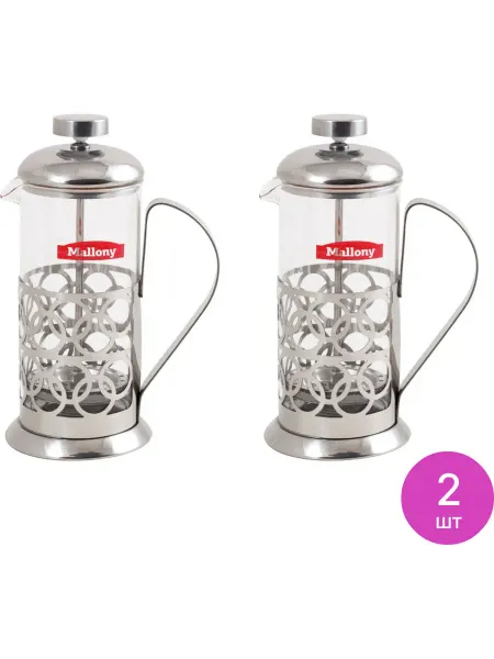 Mallony Чайник-кофейник "Олимпия" T046-350ML (комплект из 2 шт)