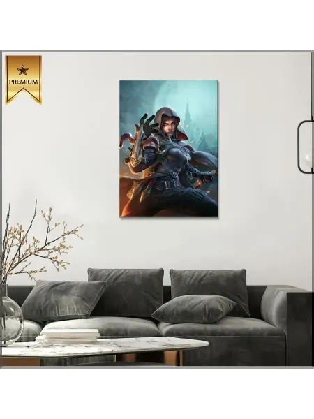 Classic Art Картина на холсте Тесс Седогрив Мир Варкрафта 20х30