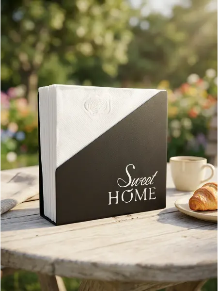 EV.ART.HOME Салфетница металлическая интерьерная для дома на стол
