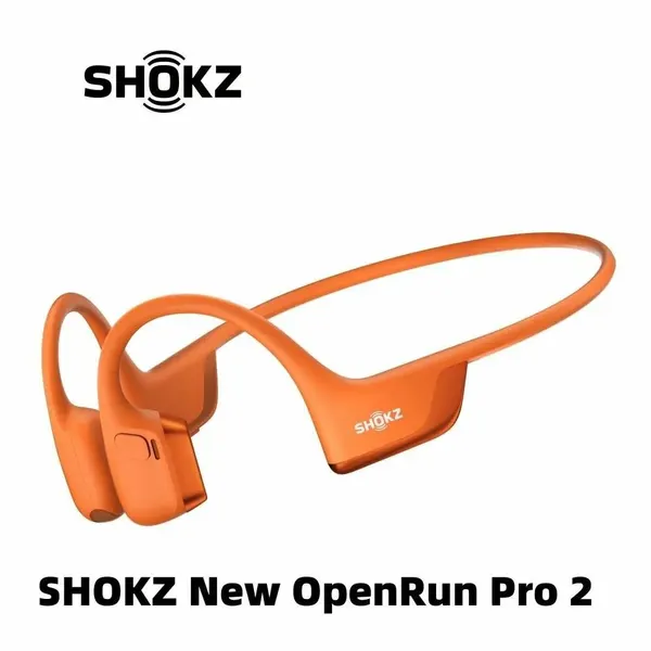 Наушники беспроводные Shokz OpenRun Pro 2, накладные, оранжевые, S820