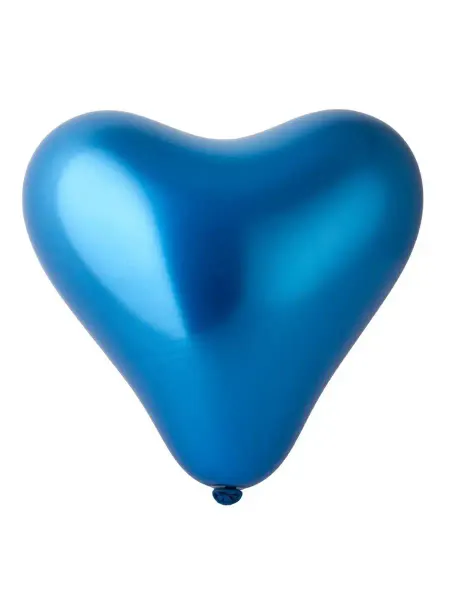 Весёлая затея Воздушный Воздушный шар Сердце 30см Хром Blue 25 штук