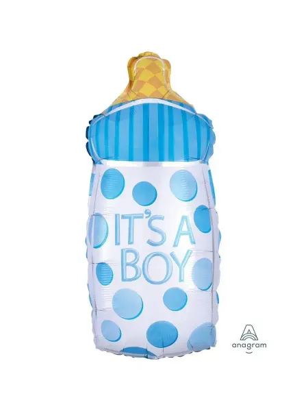 Весёлая затея Шар фигура 58см Бутылочка IT'S A BOY