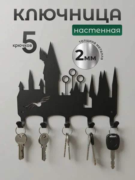Ключница настенная металлическая Гарри поттер