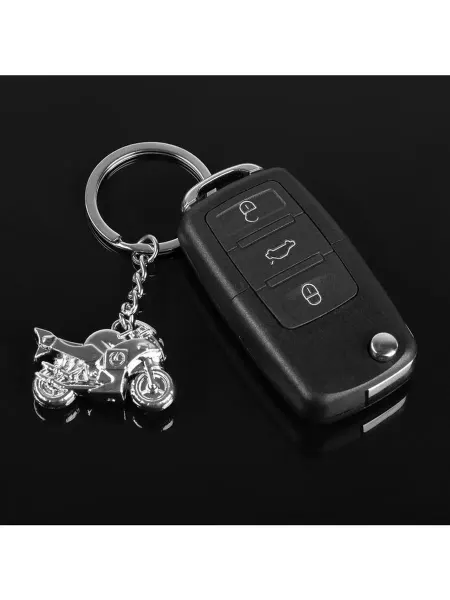Cartage Брелок автомобильный для ключей мотоцикл, металл, т