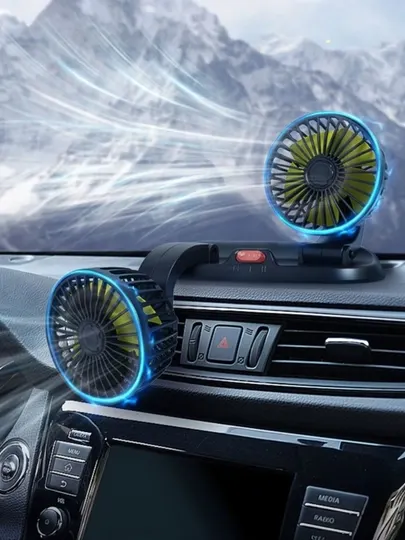 Автомобильный USB-вентилятор, удобный и легкий, охлаждает в жаркое лето - Вентиляторы