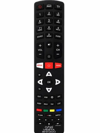 Универсальный пульт для телевизоров Artel, Vesta, Shivaki Smart TV