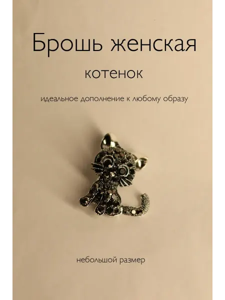 JewelleryEnOt брошь оригинальная стильная