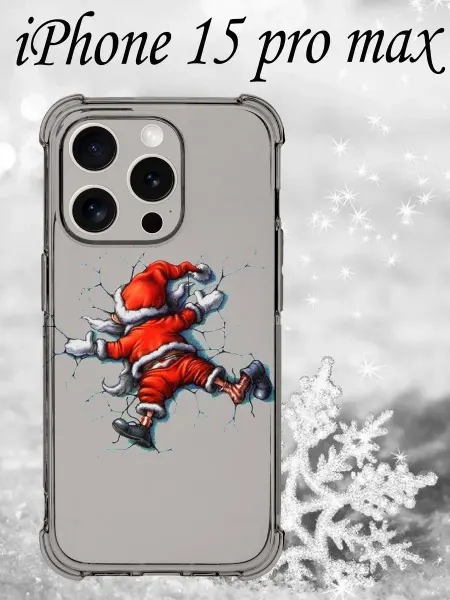 CaseShop_Ka чехол на iphone 15 pro max с сантой