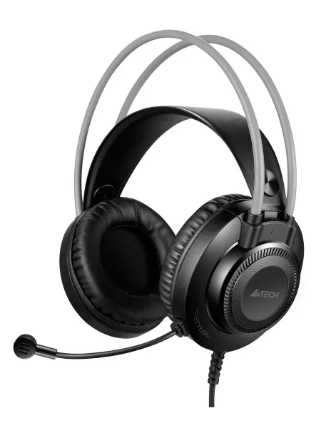 A4TECH Наушники проводные Fstyler FH200i серый 1.8м