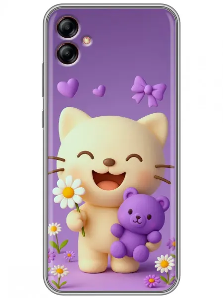 360skin Чехол на Samsung Galaxy A04e котенок для девочек