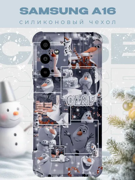 PRINTberries Новогодний чехол для Samsung A16 Холодное сердце