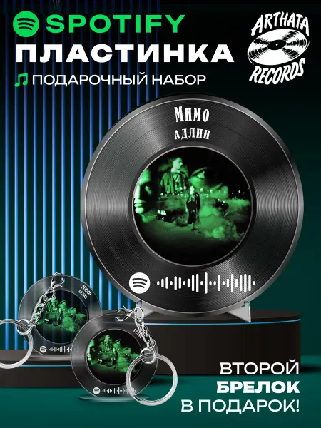 Arthata-Records Постер спотифай АДЛИН, брелоки АДЛИН - Мимо