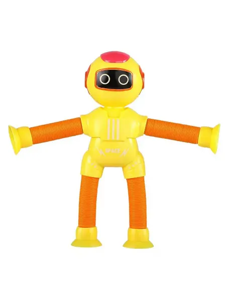 Игроцентр Игрушка антистресс Космонавт на присоске, желтый