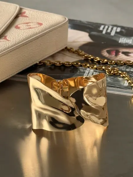 ARTVI Jewelry Бижутерия браслет широкий золотистый