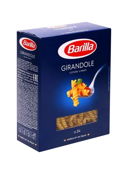 Barilla Макаронные изделия Girandole #34, 450 г