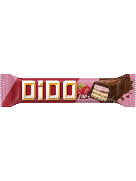 Вафли DIDO с малиновой начинкой в молочном шоколаде, 37г