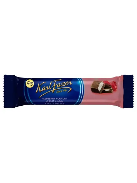 Fazer Шоколадный батончик Karl малиновый йогурт 37г