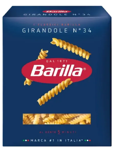 Barilla Макаронные изделия Girandole №34, 450 грамм