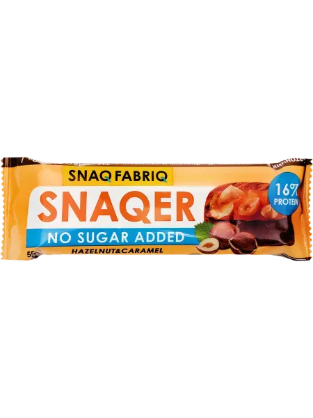 SNAQ FABRIQ Батончик Фундук и карамель, глазированный, 1шт