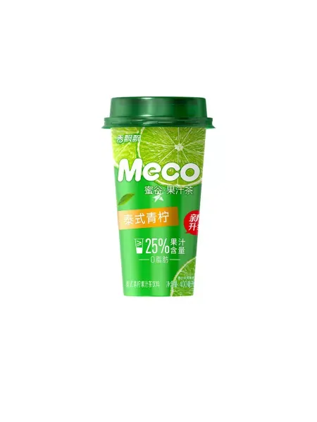 MEcO Напиток Фруктовый чай со вкусом лимон-лайм, 400 мл