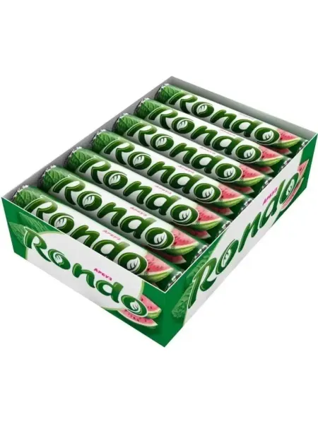 RONDO Мятные конфеты Арбуз Шоубокс 14 шт.*30 гр