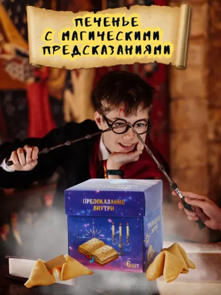 Фабрика Желаний Печенье с предсказаниями 6 шт выпускнику