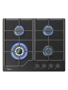 Midea Варочная поверхность газовая MG693TGB черный