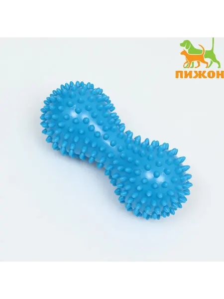 Market_игрушки для собак Игрушка "Кость массажная", пластикат, микс цветов, 15 см