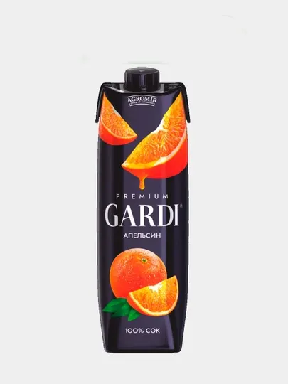 Сок апельсиновый восстановленный GARDI 1 л , Tetra Aseptic