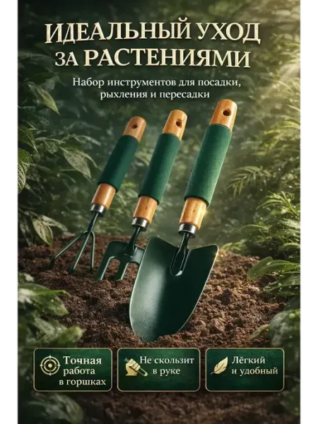 Ashine Садовый набор инструментов для посадки и рыхления
